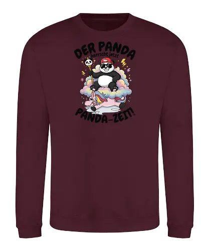 Der Panda herrscht jetzt – Lustiges Panda Meme - Panda, Pandabär, Comic, Cartoon, Fun, Humor, Lustig, Geek, Nerd, Tiermotiv, Geschenkidee, Tierfreund, Manga Style, Kawaii, Meme, Funshirt, Trend, Animal Lover, Cool Panda, Panda Lover - Sweatshirt