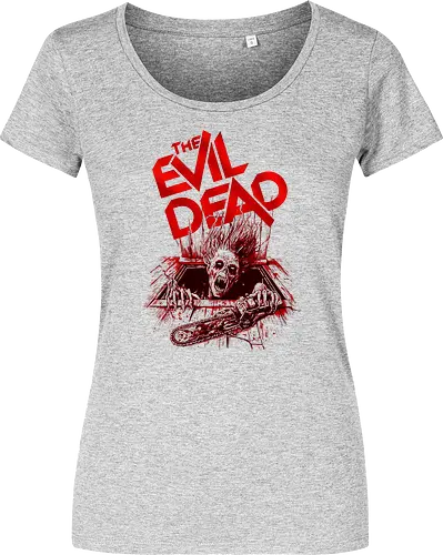 Untoter aus der Tiefe – Horror Zombie - evil dead, horror, zombie, undead, monster, halloween, horrorfilm, grusel, scary, cult movie, retro horror, horror fan, splatter, scream, creepy, dark art, geek, nerd, fright, terror - Women T-Shirt
