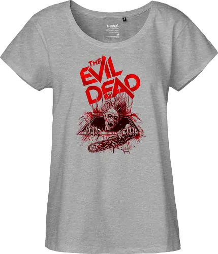 Untoter aus der Tiefe – Horror Zombie - evil dead, horror, zombie, undead, monster, halloween, horrorfilm, grusel, scary, cult movie, retro horror, horror fan, splatter, scream, creepy, dark art, geek, nerd, fright, terror - Fairtrade Girl Shirt