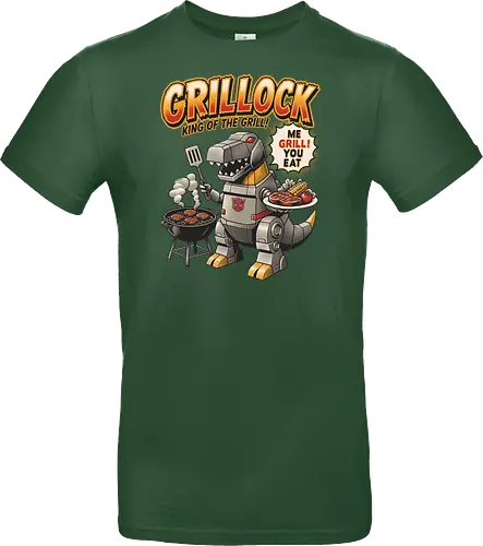 Grillock Me Grill You Eat – Lustiges Retro-Roboter-Dinosaurier-Barbecue