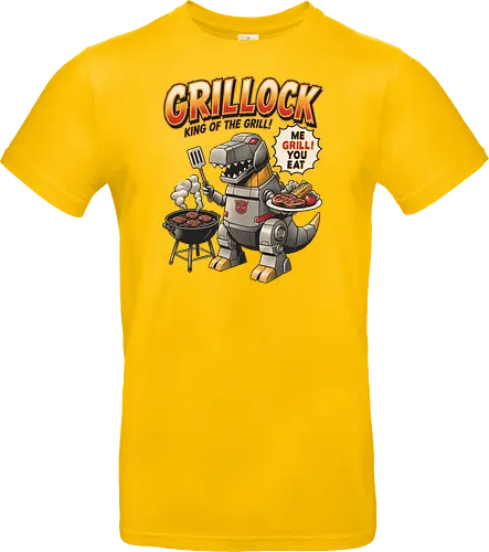 Grillock Me Grill You Eat – Lustiges Retro-Roboter-Dinosaurier-Barbecue