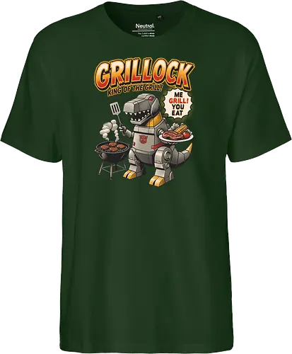 Grillock Me Grill You Eat – Lustiges Retro-Roboter-Dinosaurier-Barbecue