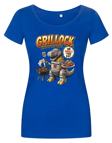 Grillock Me Grill You Eat – Lustiges Retro-Roboter-Dinosaurier-Barbecue
