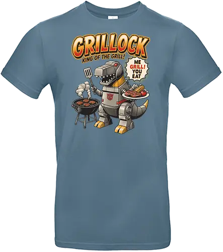 Grillock Me Grill You Eat – Lustiges Retro-Roboter-Dinosaurier-Barbecue - Standard T-Shirt