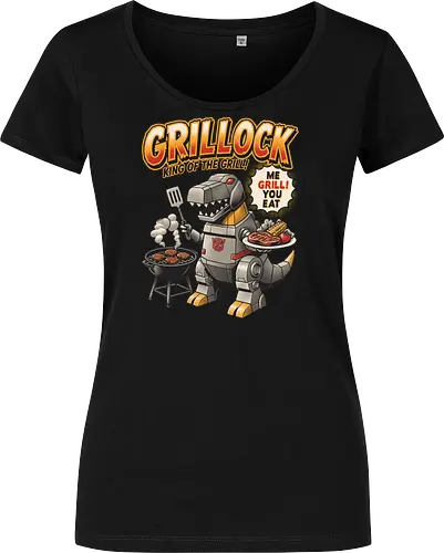 Grillock Me Grill You Eat – Lustiges Retro-Roboter-Dinosaurier-Barbecue