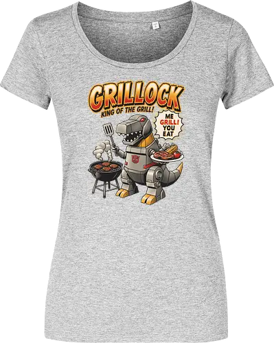 Grillock Me Grill You Eat – Lustiges Retro-Roboter-Dinosaurier-Barbecue
