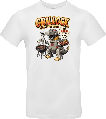 Grillock Me Grill You Eat – Lustiges Retro-Roboter-Dinosaurier-Barbecue