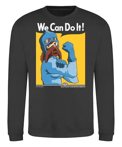 We Can Do It! - anime mädchen retro poster, wir schaffen das anime, weibliche anime kriegerin, ökologie kriegerin shirt, vintage anime druck, postapokalyptischer anime, StudioGhibli, Nausicaa, WeCanDoIt, AnimeGeek, HayaoMiyazaki, FeministAnime, GeekCulture, AnimeVintage, feministisches anime kunstwerk, retro propaganda anime, anime geek kleidung, starke anime heldin, windtal anime kunst, japanische animationskunst, naturschützer anime, anime vintage mashup - Sweatshirt