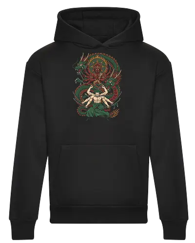 Demon Aura: Nine-Sword Asura - Heavyweight Hoodie