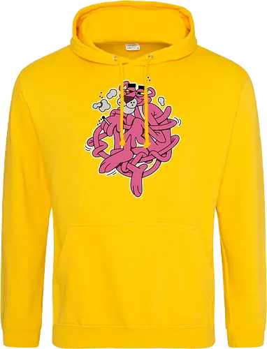 Verschlungener Rosa Panther - Chill Retro Underground Cartoon