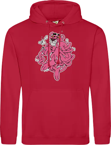 Verschlungener Rosa Panther - Chill Retro Underground Cartoon