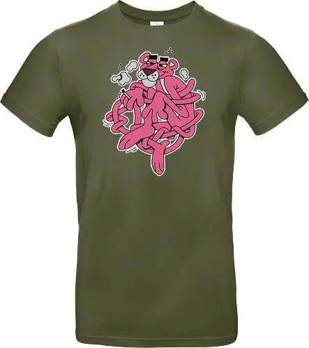 Verschlungener Rosa Panther - Chill Retro Underground Cartoon