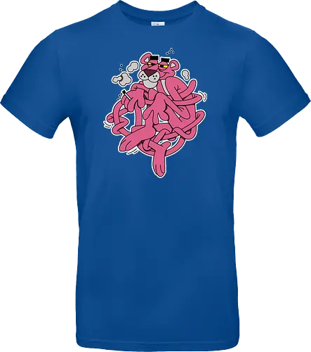 Verschlungener Rosa Panther - Chill Retro Underground Cartoon