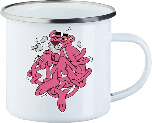 Verschlungener Rosa Panther - Chill Retro Underground Cartoon