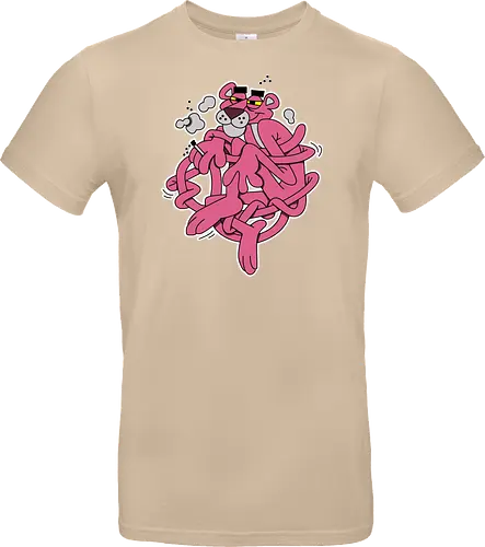 Verschlungener Rosa Panther - Chill Retro Underground Cartoon