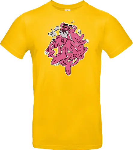 Verschlungener Rosa Panther - Chill Retro Underground Cartoon