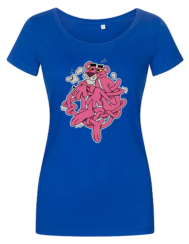 Verschlungener Rosa Panther - Chill Retro Underground Cartoon