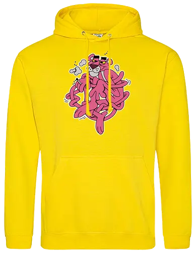 Verschlungener Rosa Panther - Chill Retro Underground Cartoon