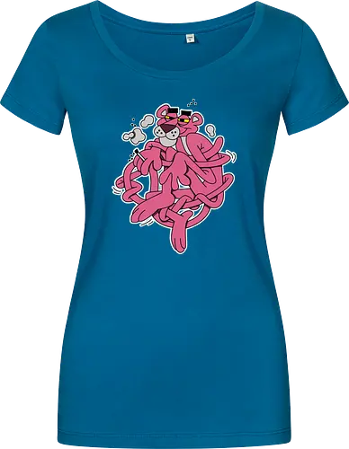 Verschlungener Rosa Panther - Chill Retro Underground Cartoon