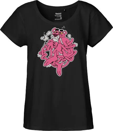 Verschlungener Rosa Panther - Chill Retro Underground Cartoon