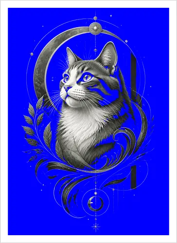Celestial Cat Portrait
