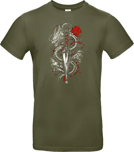 Dragon Kunai Red Moon