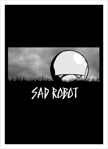 Sad Robot - Der deprimierte kleine Bot im Feld
