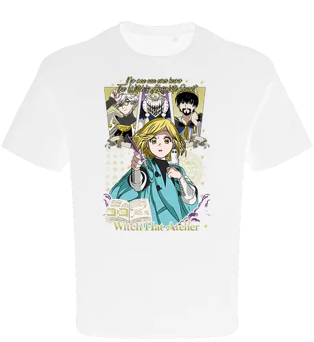 Witch Apprentice Magic - Coco manga, witch apprentice, magic fantasy anime, Qifrey sensei, anime spellbook, occult symbols art, fantasy witch art, anime merchandise - Oversize T-Shirt
