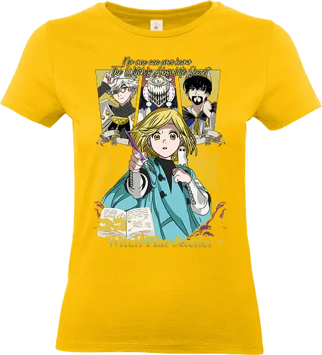 Witch Apprentice Magic - Coco manga, witch apprentice, magic fantasy anime, Qifrey sensei, anime spellbook, occult symbols art, fantasy witch art, anime merchandise - Standard T-Shirt (Women)