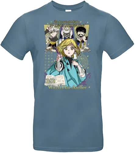 Witch Apprentice Magic - Coco manga, witch apprentice, magic fantasy anime, Qifrey sensei, anime spellbook, occult symbols art, fantasy witch art, anime merchandise - Standard T-Shirt