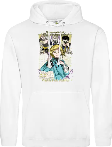 Witch Apprentice Magic - Coco manga, witch apprentice, magic fantasy anime, Qifrey sensei, anime spellbook, occult symbols art, fantasy witch art, anime merchandise - Standard Hoodie