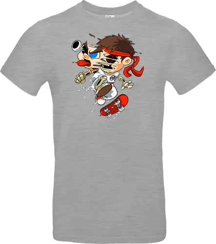 Freaky Skate Kämpfer - Underground Horror Games Kunst