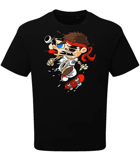Freaky Skate Kämpfer - Underground Horror Games Kunst
