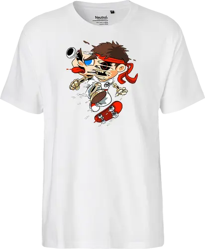 Freaky Skate Kämpfer - Underground Horror Games Kunst