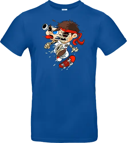 Freaky Skate Kämpfer - Underground Horror Games Kunst