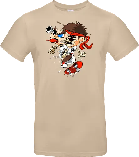 Freaky Skate Kämpfer - Underground Horror Games Kunst
