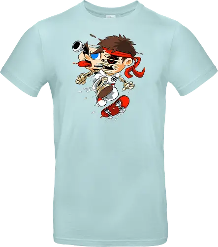 Freaky Skate Kämpfer - Underground Horror Games Kunst
