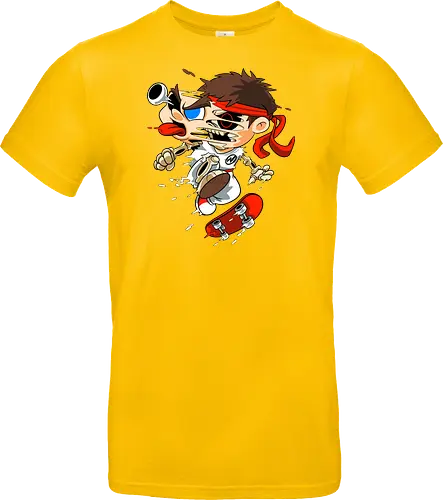 Freaky Skate Kämpfer - Underground Horror Games Kunst