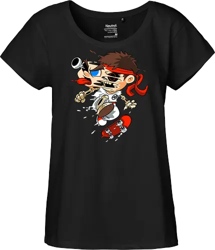 Freaky Skate Kämpfer - Underground Horror Games Kunst