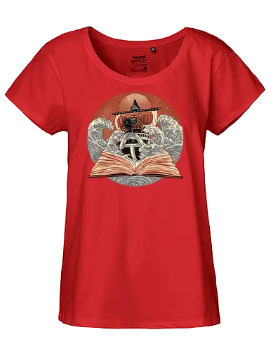 Tidal Pages - Anime, Manga, Japanese, TV series, pirate, TV show, animation, animated - Fairtrade Girl Shirt
