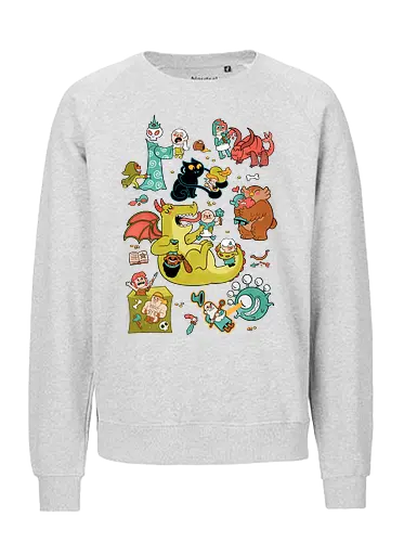 Total Party Kill - tpk, Pen and Paper, Dungeons, dragons, roleplaying games, rollenspiele - Fairtrade Sweatshirt