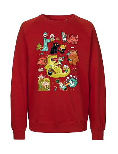 Total Party Kill - tpk, Pen and Paper, Dungeons, dragons, roleplaying games, rollenspiele - Fairtrade Sweatshirt