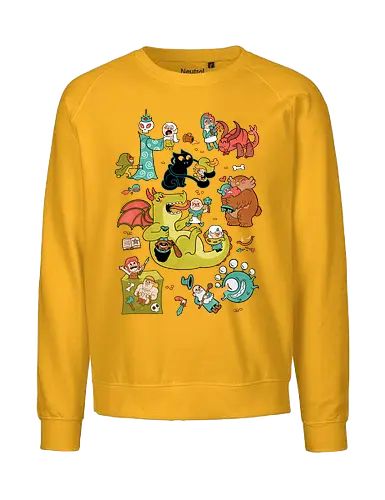 Total Party Kill - tpk, Pen and Paper, Dungeons, dragons, roleplaying games, rollenspiele - Fairtrade Sweatshirt