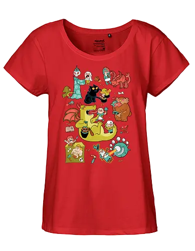 Total Party Kill - tpk, Pen and Paper, Dungeons, dragons, roleplaying games, rollenspiele - Fairtrade Girl Shirt