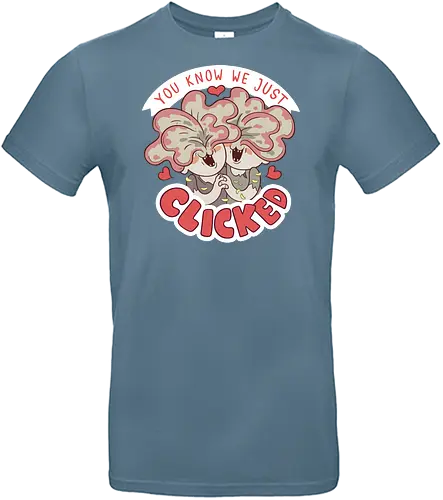 You know we just clicked - clicker, last, gaming, puns - Standard T-Shirt