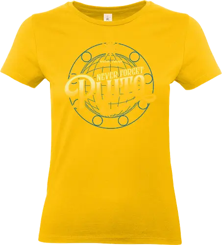 Never forget vintage - pluto, solar system, moon, planets, sun, retro, vintage, funny - Standard T-Shirt (Women)