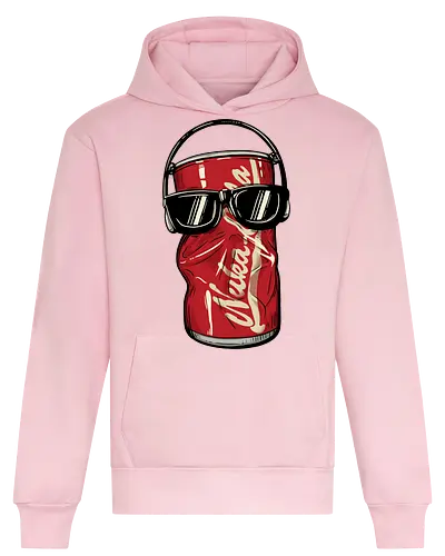 Dancing Atomic Can - video game, 80s, 90s, atomic, brotherhood, cola, dancing, gamer, gaming, ghoul, post apocalyptic, rpg, soda, survivor, atom punk - Heavyweight Hoodie