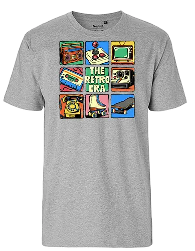 The Retro Era - retro, 70s, 80s, 90s, boombox, cassette tape, childhood, classic, eras tour, im this old, music, nostalgia, retro gaming, the retro era, vintage - Fairtrade T-Shirt