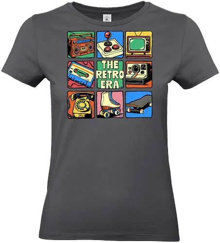 The Retro Era - retro, 70s, 80s, 90s, boombox, cassette tape, childhood, classic, eras tour, im this old, music, nostalgia, retro gaming, the retro era, vintage - Standard T-Shirt (Women)