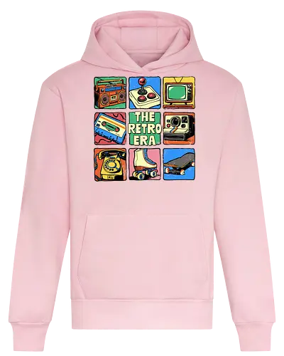 The Retro Era - retro, 70s, 80s, 90s, boombox, cassette tape, childhood, classic, eras tour, im this old, music, nostalgia, retro gaming, the retro era, vintage - Heavyweight Hoodie